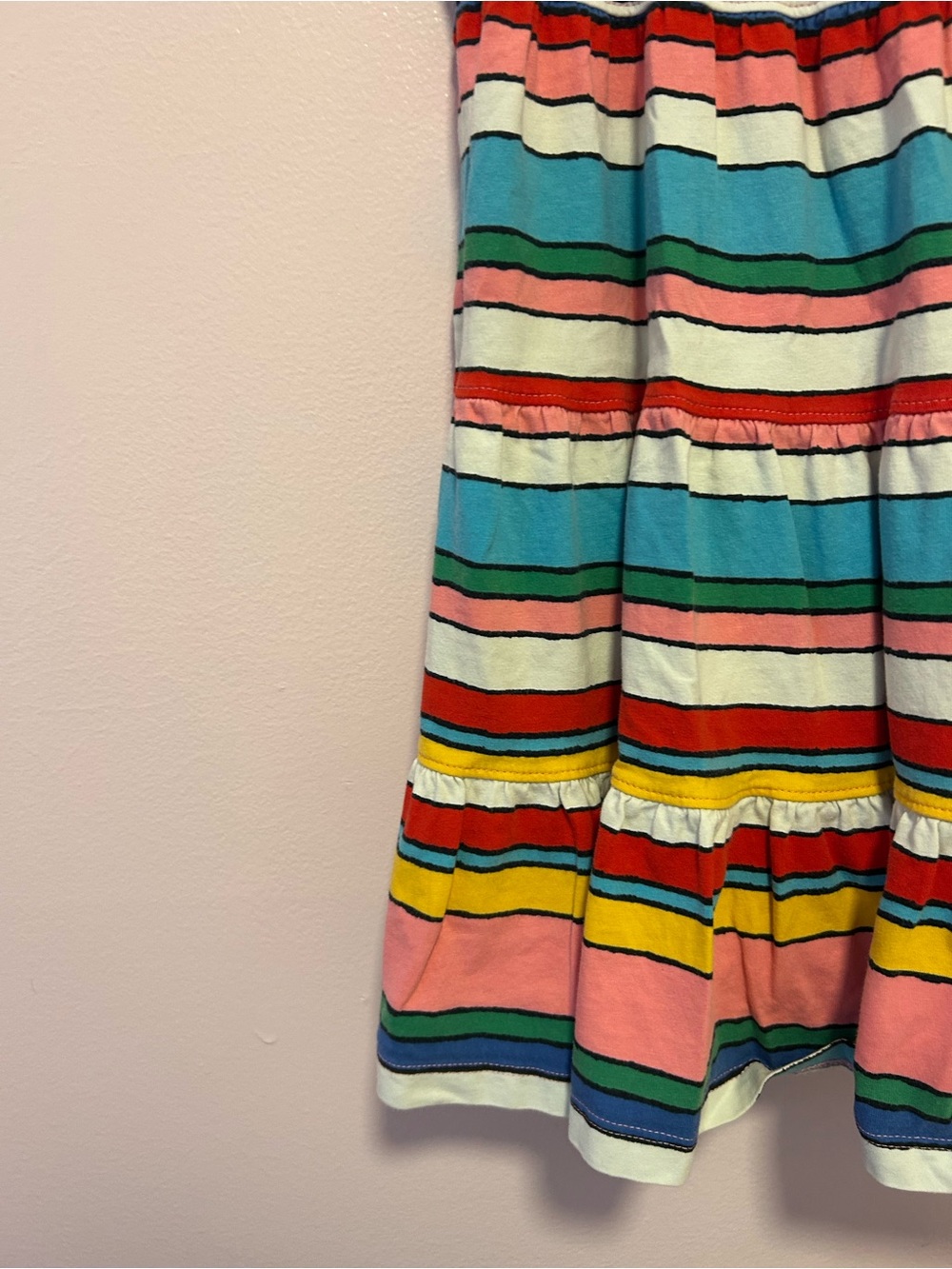 Hanna Andersson Bright Striped Tank Dress Sz 110 or 5 - Picture 5 of 10